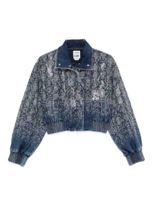 Liu Jo: Cuellos altos y polos - Suéter Con Cuello Alto - Azul