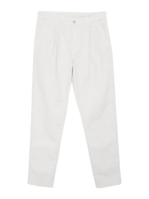 ASPESI: Tailored & Formal trousers - Pearl Cotton Tailored Trousers