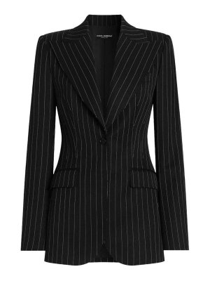 DOLCE & GABBANA: Blazer - Blazer - Schwarz