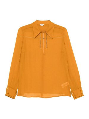 ELISABETTA FRANCHI: Hemden - Hemd - Orange