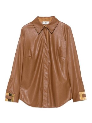 ELISABETTA FRANCHI: Camisas - Camisa - Marrón