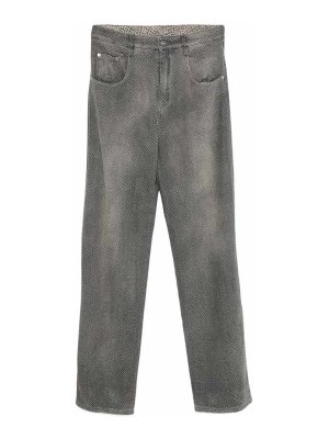 ERMANNO SCERVINO: Jeans Rectos - Vaqueros Rectos - Negro