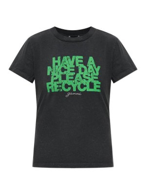 GANNI: t-shirts - Graphic T-Shirt