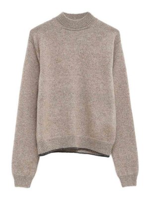 JACQUEMUS: Pull col rond - Pull Col Rond - Beige