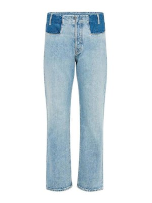 Maison Margiela: Jeans Rectos - Vaqueros Rectos - Lavado Medio