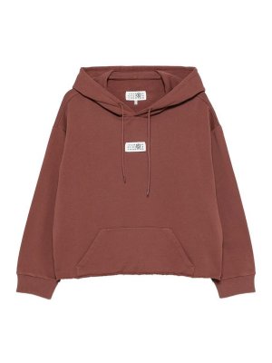 MM6 MAISON MARGIELA: Sweatshirts & Sweaters - Hoodie Crafted From Soft Cotton Jersey