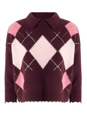 Pinko: Pull col rond - Pull Col Rond - Bordeaux