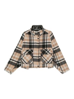 Pinko: casual jackets - Short Campanula Coat In Beige