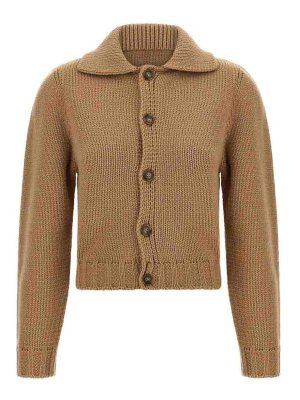 MM6 MAISON MARGIELA: Pull col rond - Pull Col Rond - Beige