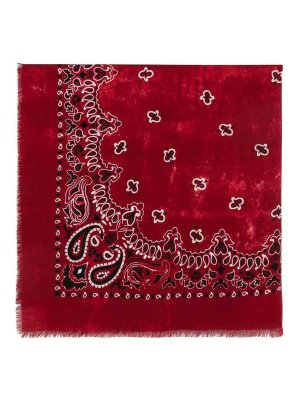 DESTIN: sciarpe e foulard - Sciarpa Jilqua in pura lana rossa