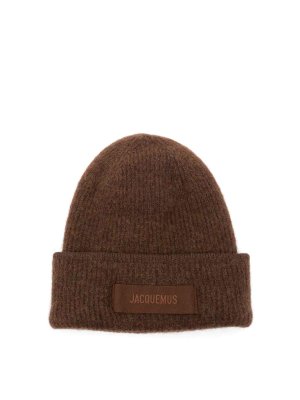 JACQUEMUS: Gorros - Gorro - Marrón