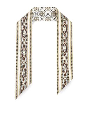 TORY BURCH: sciarpe e foulard - Sciarpa con fiocco decorativo