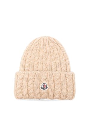 MONCLER: Mützen - Mütze - Beige