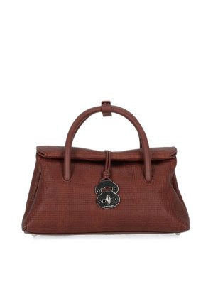ZANELLATO: totes bags - Small Brown Leather Tote Handbag