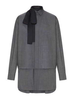 Sacai: abiti lunghi - Abito da completo