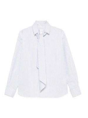 Sacai: camicie - Camicia in popeline