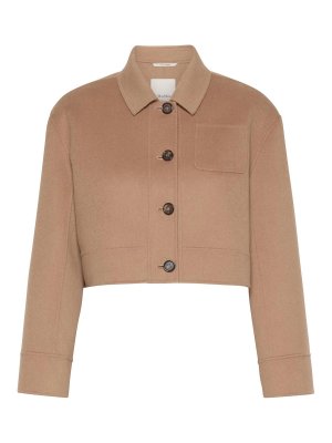 S MAX MARA: Casualjacken - Casualjacke - Camel