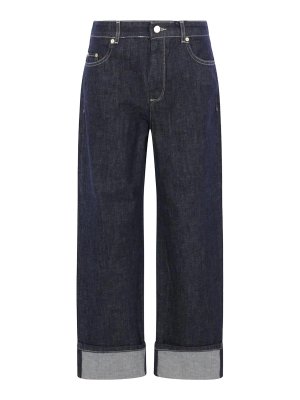 S MAX MARA: Jeans Rectos - Vaqueros Rectos - Azul