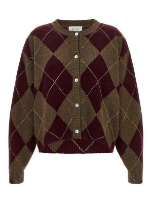 BE YOU: cardigan - Cardigan  Rombi Bordeaux Brown