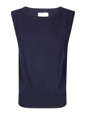 EXTREME CASHMERE: waistcoats & gilets - Katherine Navy Vest