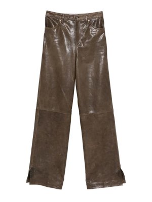 GOLDEN GOOSE: casual trousers - Melany Leather Pants