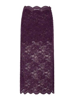 RABANNE: Jupes midi et au genou - Jupe Midi - Fuchsia