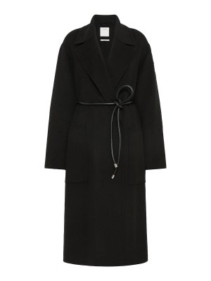 SPORTMAX: knee length coats - Black Fang Coat