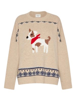 WEEKEND MAX MARA: crew necks - Fearful Dog Sweater