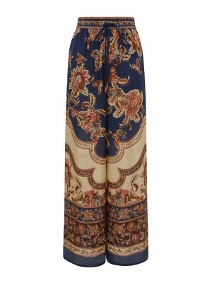 ZIMMERMANN: Pantalones casual - Pantalón Casual - Azul Oscuro