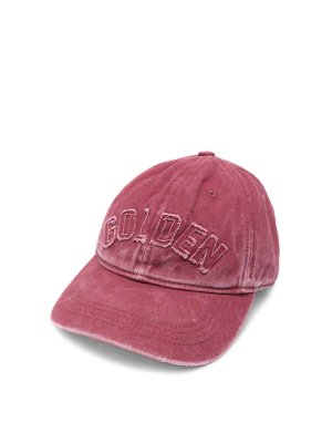 GOLDEN GOOSE: hats & caps - Wine Baseball Hat