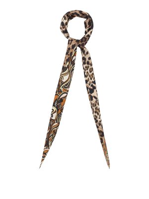 PIERRE-LOUIS MASCIA: Stoles & Shawls - Pierre-Louis Mascia Foulard 65X120 Animalier