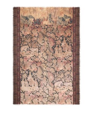 PIERRE-LOUIS MASCIA: Stoles & Shawls - Euclide Scarf 135X195 Gold