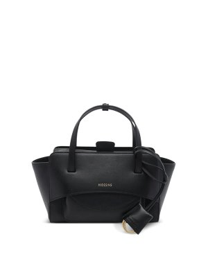 HIDESINS: clutches - Flap S Premiere Black Bag
