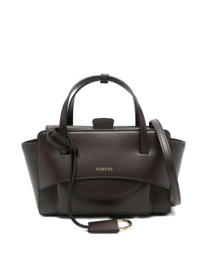 HIDESINS: clutches - Flap S Premiere Bag, Dark Brown