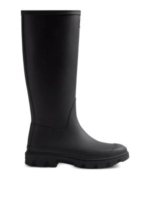 Hunter: boots - Downpour Wellington Boot High Black