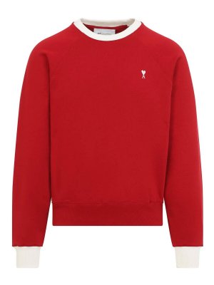 AMI PARIS: Sweatshirts und Pullover - Sweatshirt - Weiß