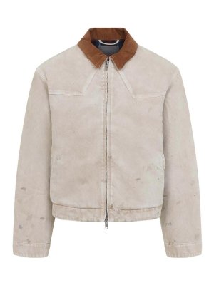 BALENCIAGA: denim jacket - Denim Workwear Jacket