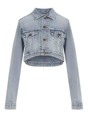 BALENCIAGA: Casualjacken - Casualjacke - Hellgrau