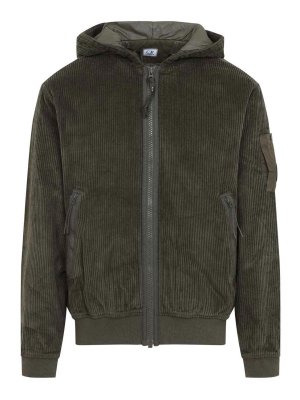 C.P. COMPANY: Sweatshirts & Pulls - Sweat-Shirts - Vert Foncé
