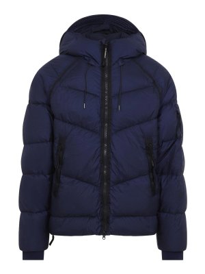 C.P. COMPANY: Kurze Daunenjacken - Daunenjacke - Dunkelblau