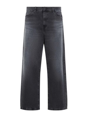 CARHARTT: カジュアルトラウザー - カジュアルパンツ - 黒