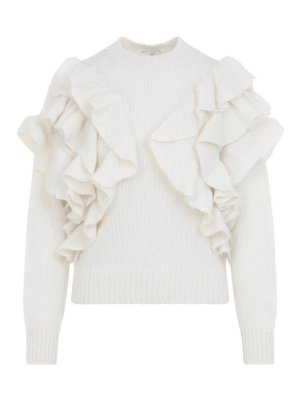 ELISABETTA FRANCHI: クルーネック - クルーネック - クリーム