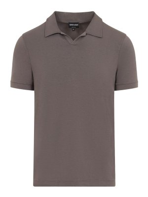 GIORGIO ARMANI: polo - Polo in viscosa