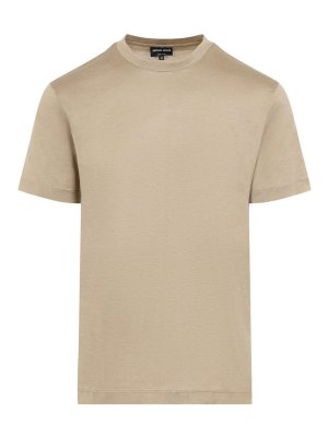 GIORGIO ARMANI: T-shirts - T-Shirt - Beige Clair