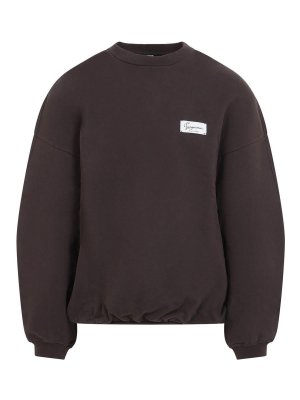 JACQUEMUS: Sudaderas y suéteres - Sudadera - Marrón