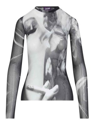 JEAN PAUL GAULTIER: Top e canotte - Top da donna a maniche lunghe