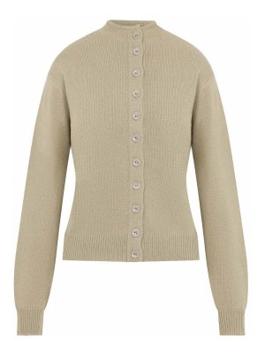 LEMAIRE: crew necks - Reversible Buttoned Sweater