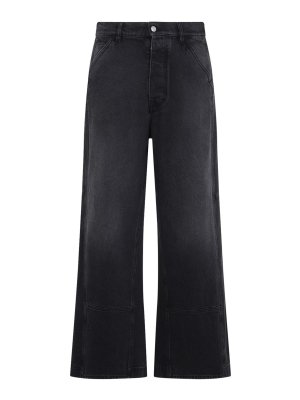 Marni: ストレートジーンズ - ストレートジーンズ - 黒