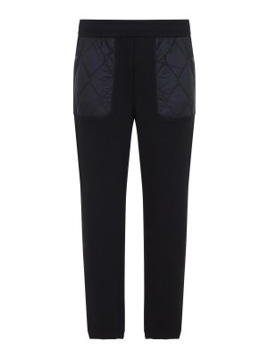 MONCLER: スウェットパンツ - トラックスーツ ボトムス - 黒
