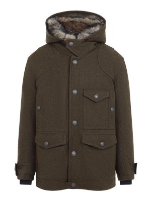 MONCLER: Chaquetas casual - Chaqueta Casual - Marrón Oscuro